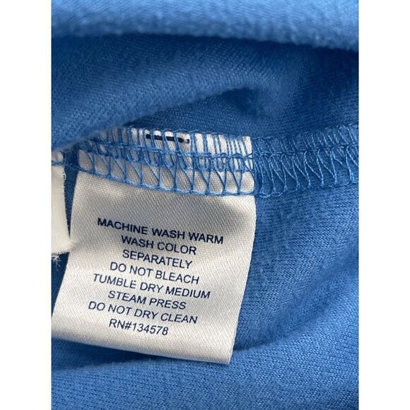 Vineyard Vines Blue 1/4 Zip Front Sleeveless Pullover Size M - Picture 7 of 7